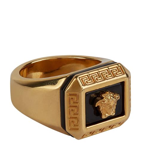 versace gold ring herren|versace men's rings.